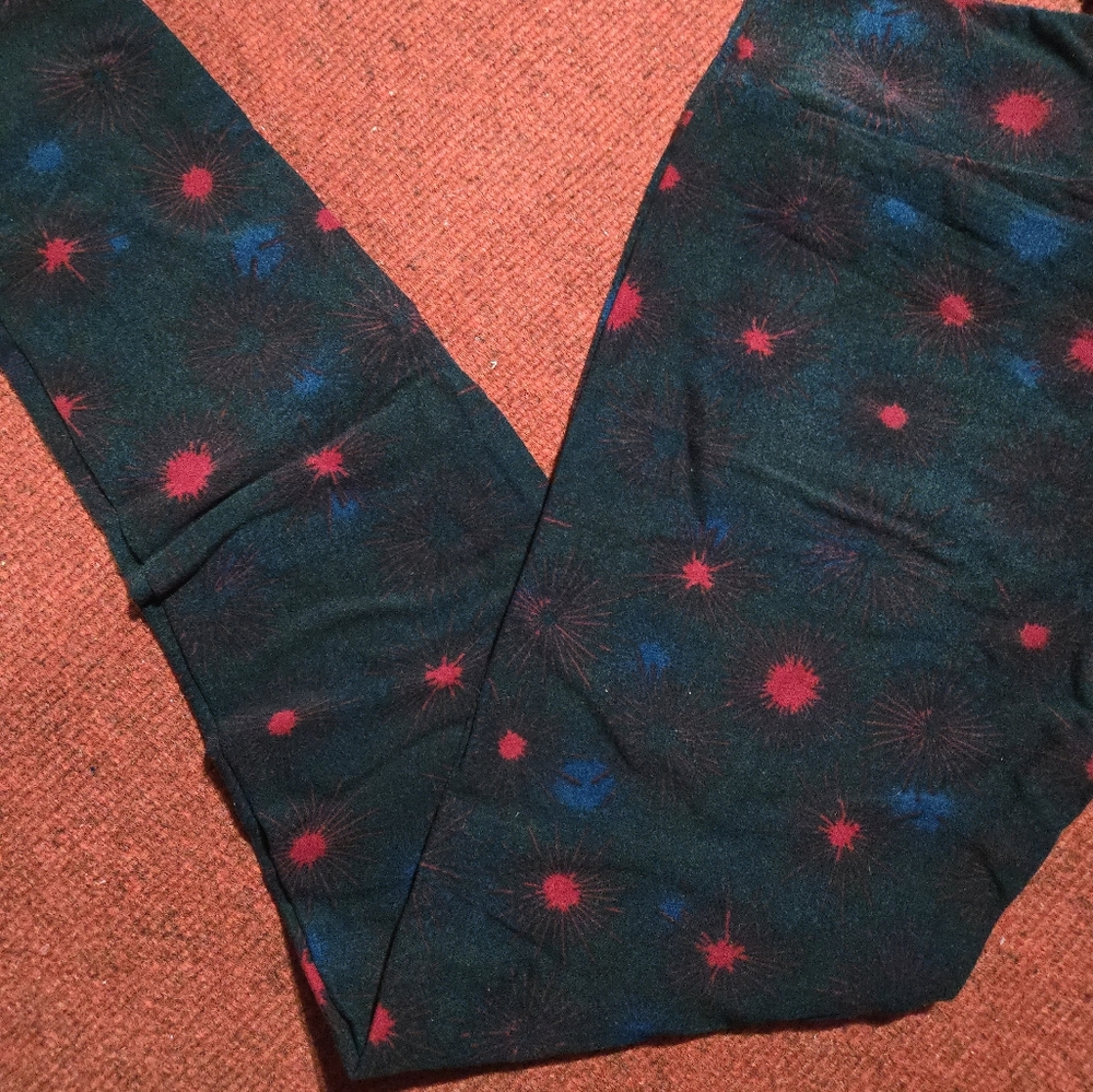 OS Lularoe Fireworks Leggings